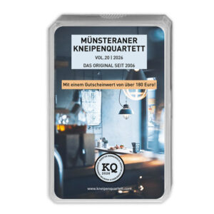 Kneipenquartett 2026 im Klarsichtetui